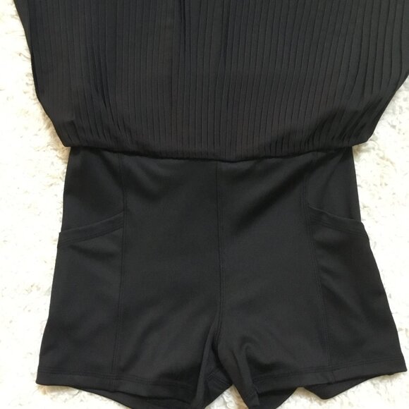 OTOS Athletic Skirt Skort Pleated With Shorts Pockets High Waist Tennis Blk S - Picture 8 of 9